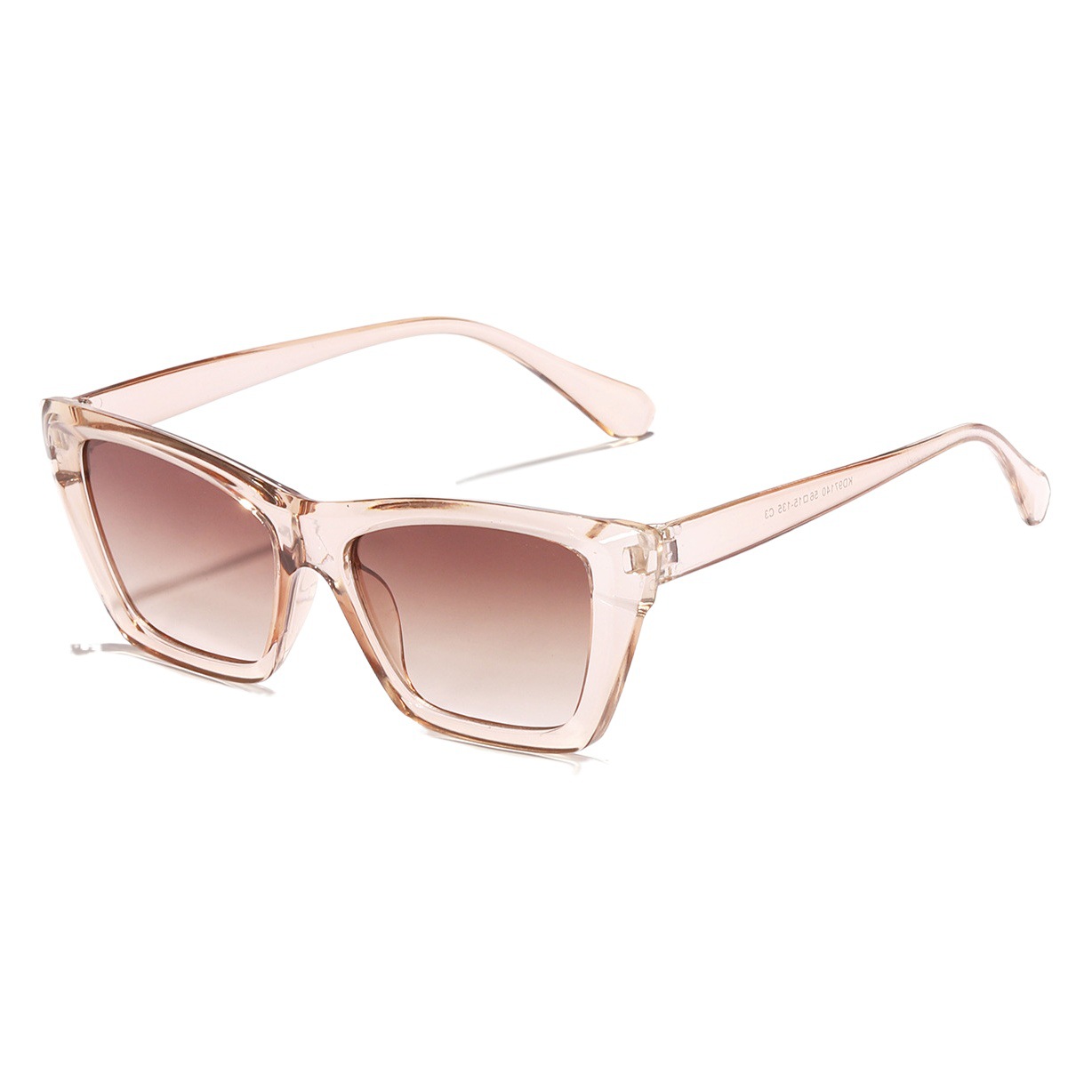 Haili mismo estilo CAT EYE sunglasses mujeres de alto grado cara grande que adelgaza Beat gafas de sol cuadradas europeas y americanas 97140