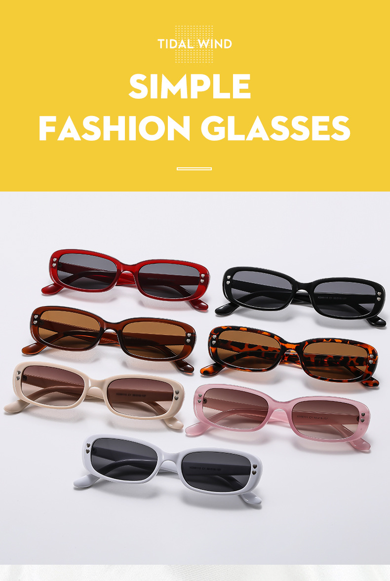 40g Weight Full Frame Glasses Structure Sunglasses Classification PC, UV400 Protection Lens Material Square Glasses Style Travel, Shopping Occasion Solid Color Pattern All Seasons Season Women's Gender Simple Style, Classic Style Style Simple Style Classic Style Solid Color PC UV400 Protection Square Full Frame Women's Sunglasses 2