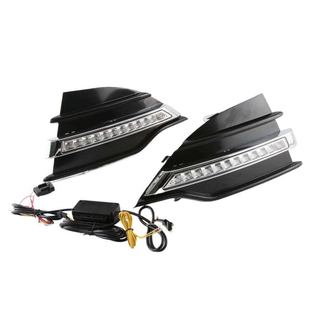 Adecuado para 13-16 años Ford ala Tigre luz diurna Ford ESCAPE Marco de luz antiniebla con luz de marcha diurna