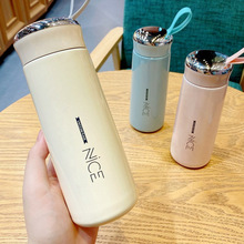 时尚奈斯杯nice高颜值广告便携礼品杯子地推引流双层玻璃塑玻水杯