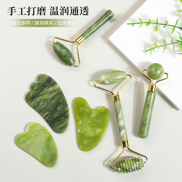 Massager jade for face
