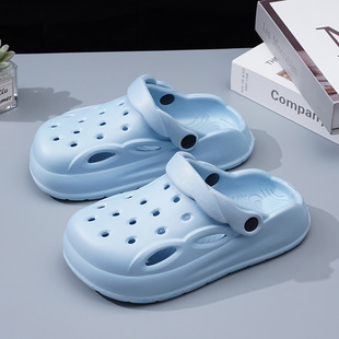 Children's Hole Shoes Summer New Casual Cute Comfortable Breathable Home Outdoor Two-Wear Non-Slip Parent-Child Sandals