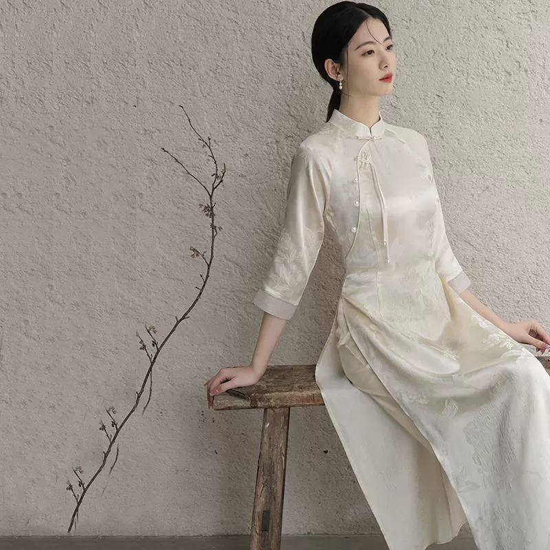 Новый китайский костюм Cheongsam Платье в китайском стиле