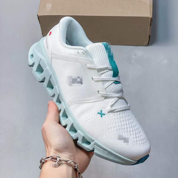 Cross-border Putian new model X5 knitted running shoes, high-quality lightweight breathable running shoes for men and women