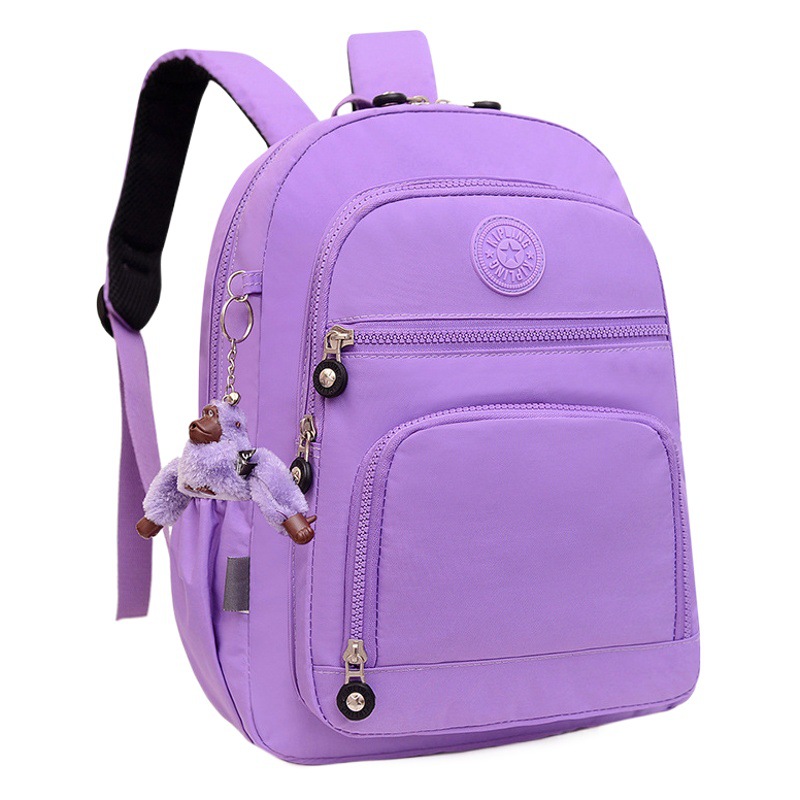 Mochila de marca de moda Mochila De mujer pequeño mono colgante chica mochila de viaje con mochila popular mochila image 1