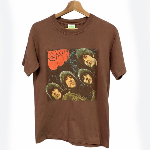 Vintage Rock American Retro Oversize Spray T-Shirt of The Beatles