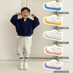 ts children's shoes kindergarten indoor shoes 2024 spring new children's canvas shoes boys and girls cloth shoes baby shoes