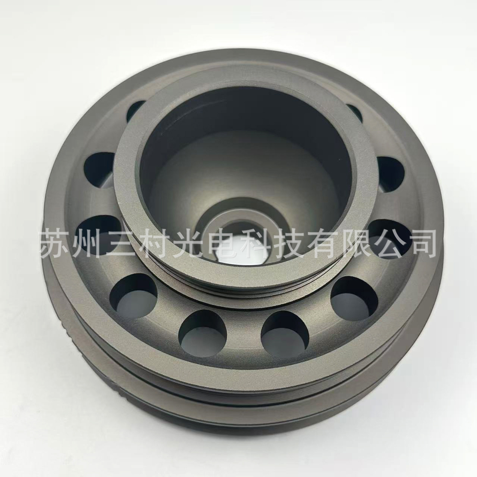 Gray Crankshaft Pulley Belt Pulley Suitable for Honda Civic 92-95 D16 Sohc