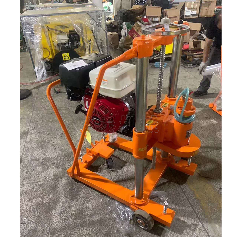 钢筋混凝土金刚石水钻机 墙壁空调钻孔机 沥青公路柴油钻孔机