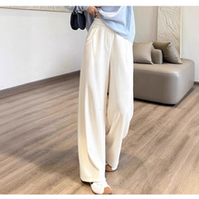 琪镌绘制3D立裁！垂顺弯刀裤精修醋酸羊毛裤秋冬藏肉休闲裤16332