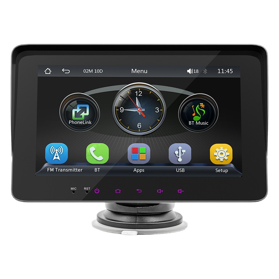 Transfronterizo nuevo 7 pulgadas portátil coche MP5 reproductor inalámbrico Carplay coche Tarjeta de inserción de la máquina de inversión de prioridad