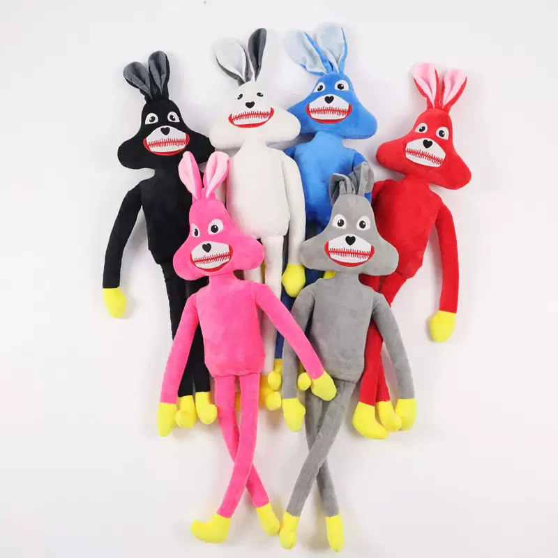 跨境新品兔子poppy bunzo bunny plush六色波比公仔系列毛绒玩具