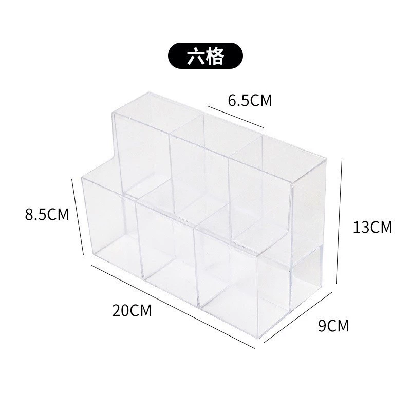 Storage Box Acrylic Desktop Clear Desktopstorage Box from Yomiego