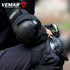 Wholesale motorcycle protective gear, off-road riding protective gear, anti-fall knee protection, elbow protection equipment, short leg protection gear, four-piece set