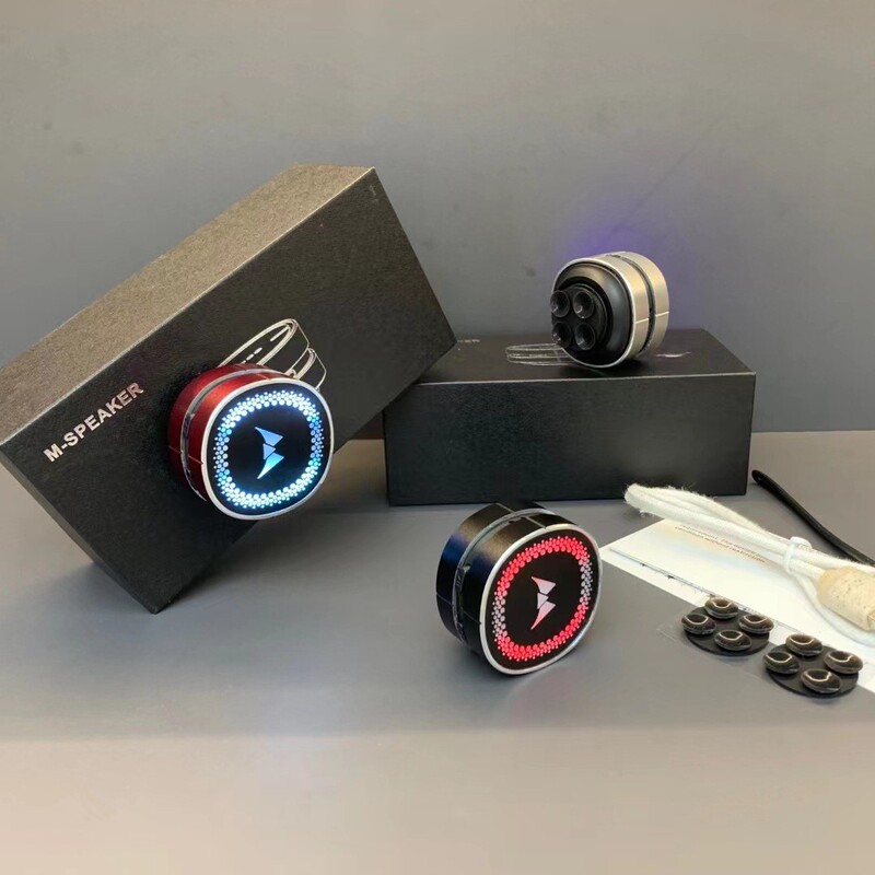 骨伝導bluetoothオーディオ無線携帯型bluetoothスピーカーLED付きカラフルな変幻小型スピーカーM1|undefined