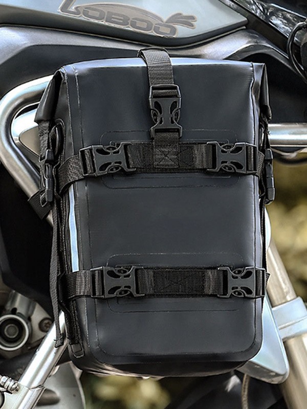 Bolsa de barras de motocicleta, bolsa de hombro impermeable, bolsa lateral multifuncional, bolsa de cola, bolsa de marco, bolsa lateral blanda, desmontaje rápido, tipo universal