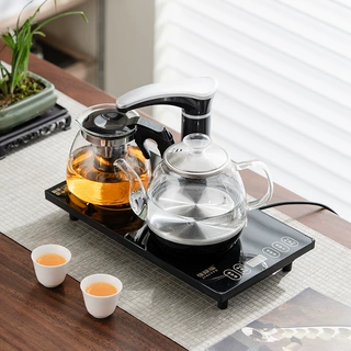底部水全自动电茶炉嵌入式家用烧水壶净水器用一体茶台泡茶壶