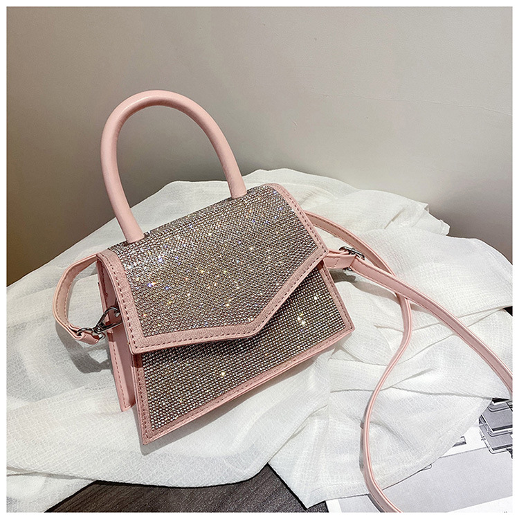 Korean Fashion Diamond-studded Portable Bag display picture 1