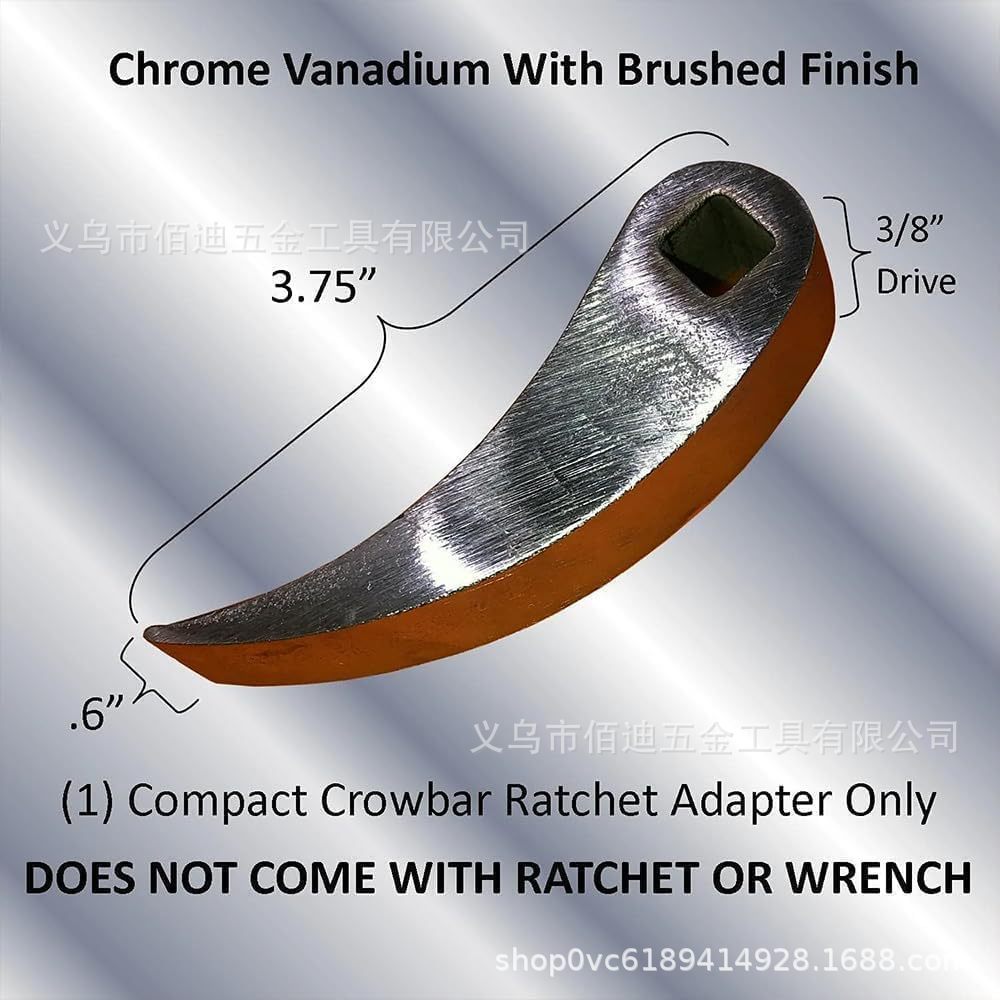 2025 可调节角度头落差锻造钢撬杆适合3/8扳手牛角式半轴拆卸工具