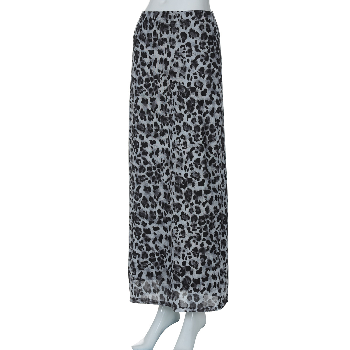 236g Weight Skirt Dresses Type Spandex, Polyester Fabric Type Mid Waist Waist Line Holiday Occasion Slim Fit Type Leopard Pattern Summer Season Streetwear Style Printing Craft Summer Streetwear Leopard Spandex Polyester Knee-Length Skirts 7