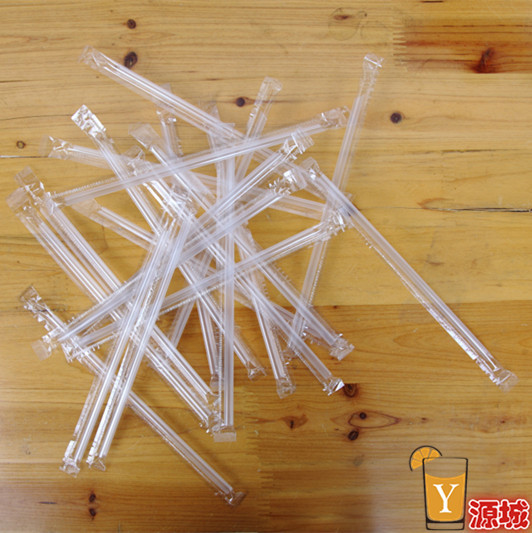 Colorful individually packaged small straws transparent beverage juice straws thin straws soy milk straws 100 pieces new product