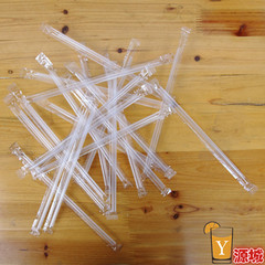 Colorful individually packaged small straws transparent beverage juice straws thin straws soy milk straws 100 pieces new product