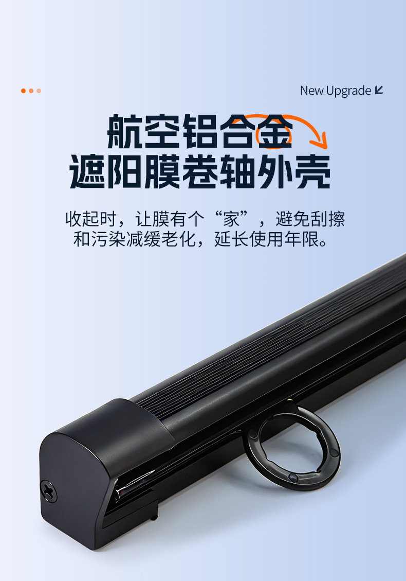 Sunshade Curtains for Trucks, Buses, Passenger Cars, Tricycles; Sunshade Film for Front Windows; Heat-Insulating Sunshade Film