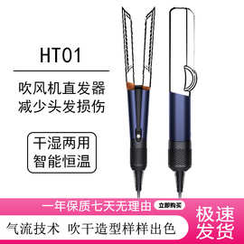 2025新款HT01直发器源头厂家造型工具含负离子干湿两用吹风机
