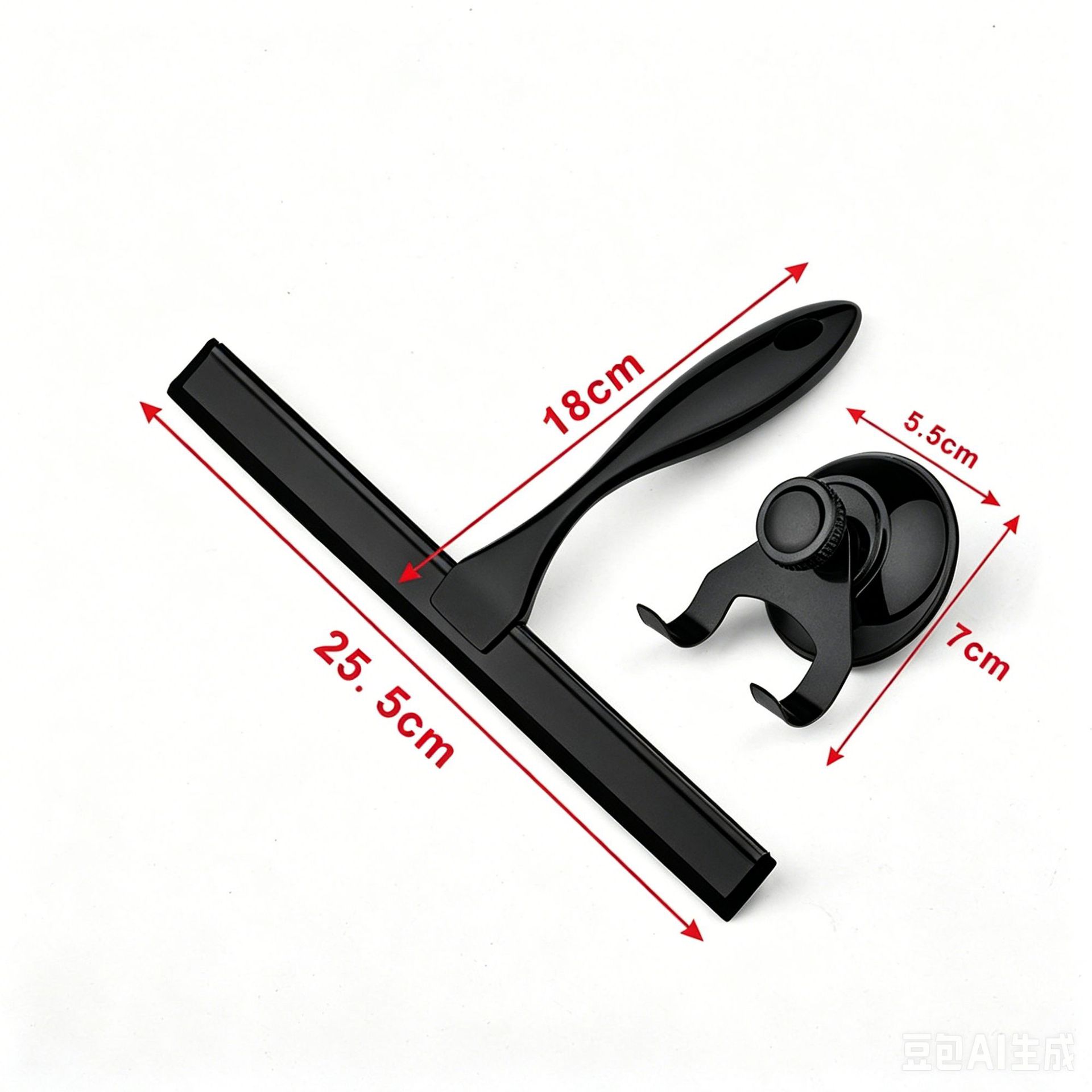 Limpiador de vidrios para el hogar, espátula manual para baño, herramienta limpiadora de ventanas de acero inoxidable.