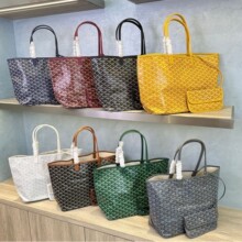 tote bag新款狗牙包170周年限定灰粉色购物袋托特妈咪包子母包