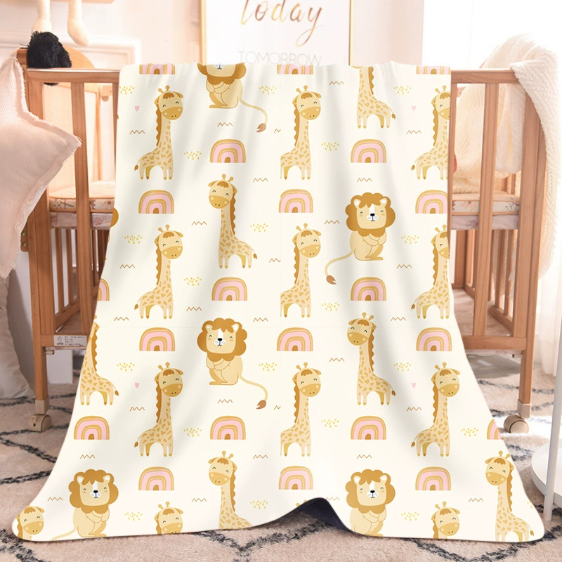 Специальное предложение фланелевое одеяло двойная фланелевая звезда фото кондиционер одеяло концерт фанатов лев мультфильм