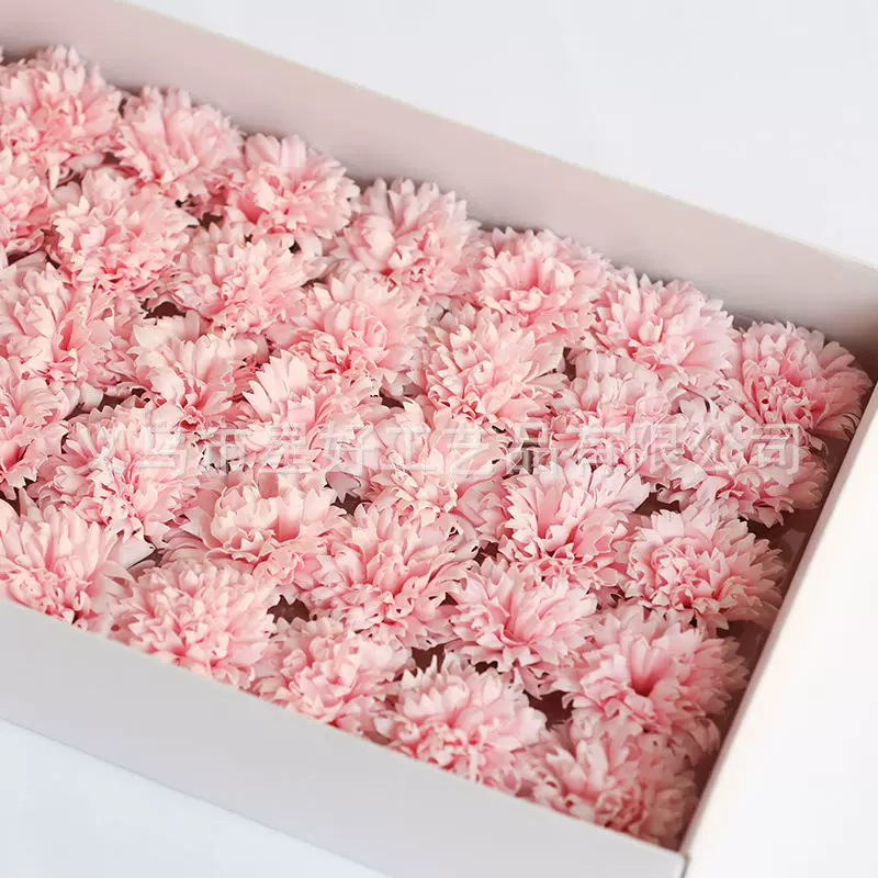 康乃馨香皂花头肥皂花伴手礼送老师长辈花束礼盒包花材料香皂花束