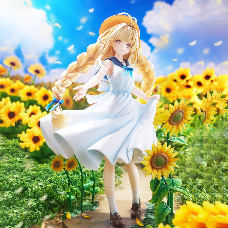 新しい隣の天使のクラスメートフィギュア椎名真昼セーラー服ドレス美少女かわいいアニメーション装飾品|undefined