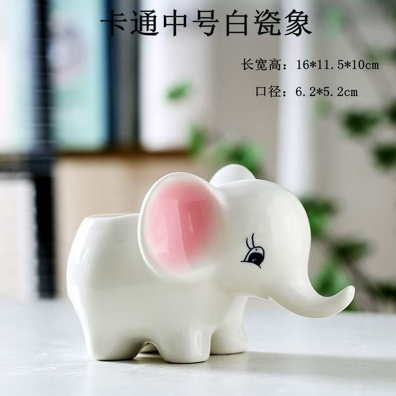 Maceta decorativa con diseño cartoon