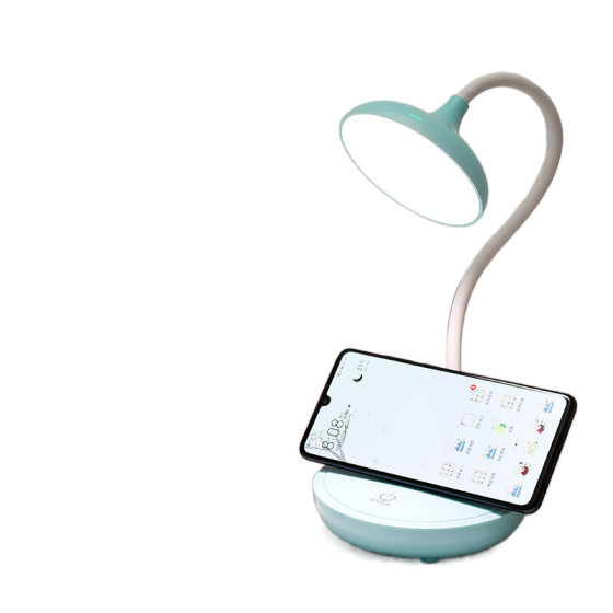 LED three-gear touch dimming reading desk lamp USB charging plug-in student dormitory learning lamp bedside lamp supply chain