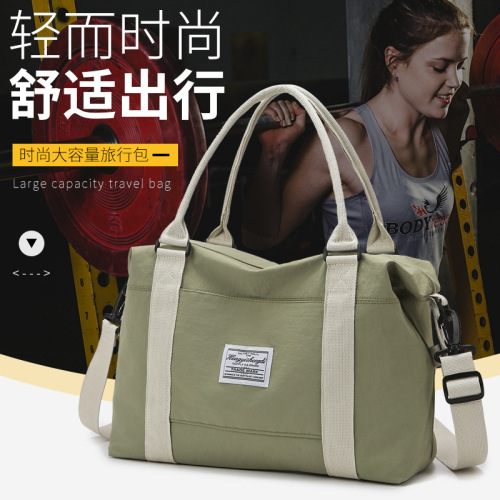 Cross-border direct selling dry-wet separation fitness sports bag large capacity travel bag wholesale with logo printing