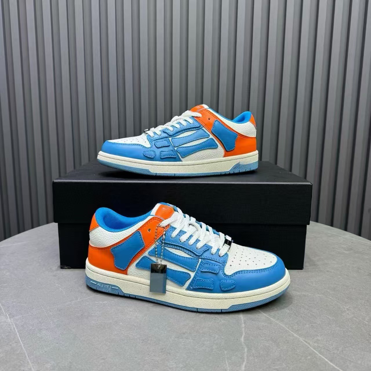 (Cross-border trading), breathable shoes for leisure, two-tone sneakers, Collection Year 2024, for beloved, genuine leather