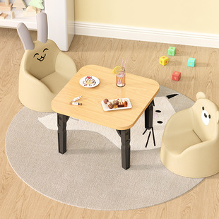 Children's Table Baby Toy Table Early Education Kindergarten Foldable Student Table Home Small Desk Writing Study Table