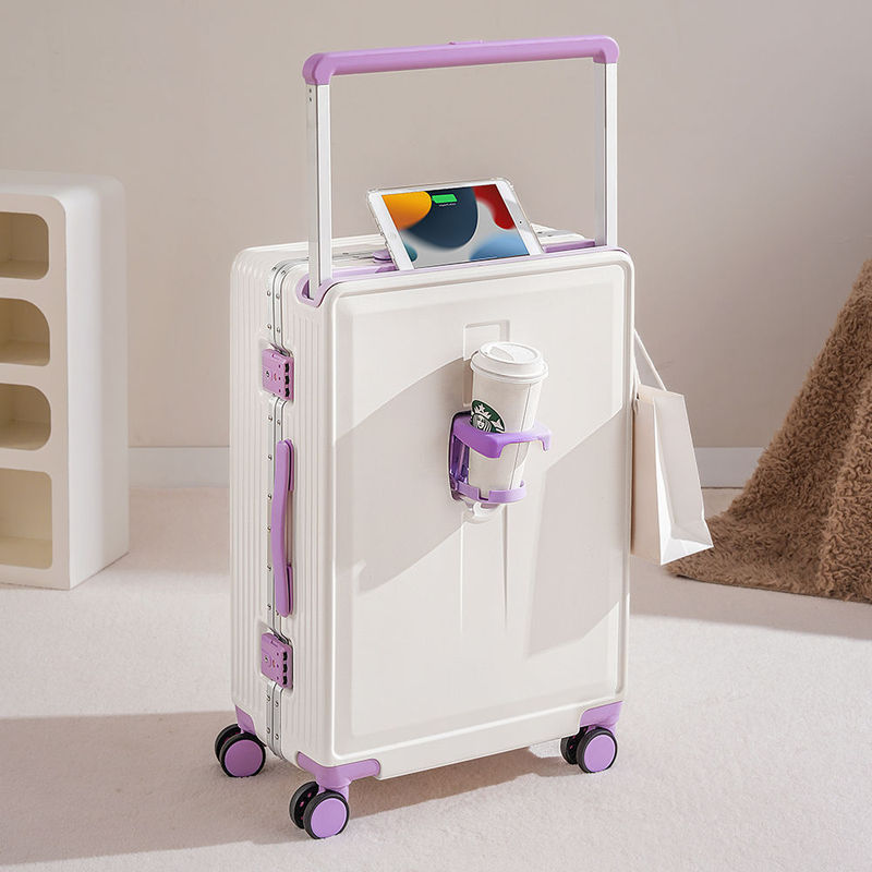 New 2025 Trolley Case Ins Wide Trolley Password Box Small Suitcase Large Capacity Travel Boarding Case
