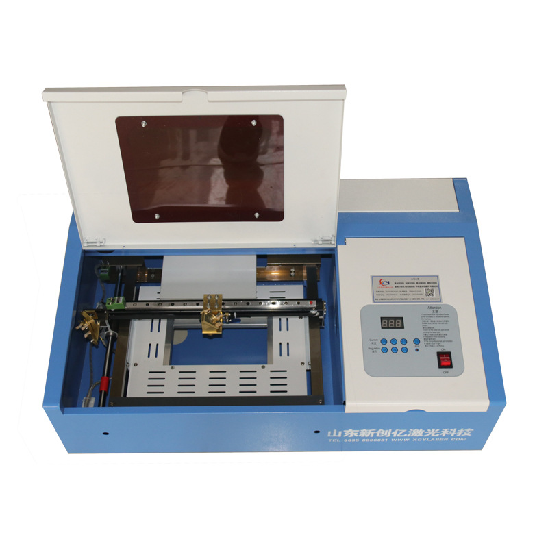 刻章机激光雕刻机手机膜切割机小型木刻画亚克力橡胶激光印章机