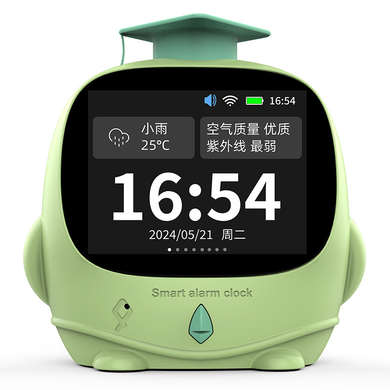 学習機知能ロボット児童多機能早教啓蒙は物語を聞いて耳を研ぐ音声対話目覚まし時計|undefined