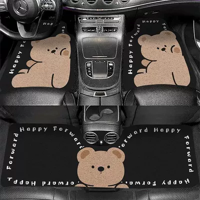 to clean, can be cut, Universal Foot Pad - line-bear-front-foot-mat-5065cm-silk-loop-single-sheet