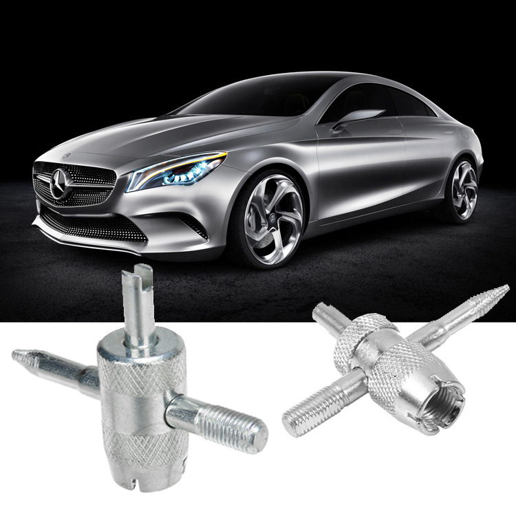 四合一五金工具自動車タイヤ修理工具バルブコアドライバーレンチ部品工具セット|undefined