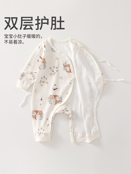 Children's spring cotton bodysuit for new born