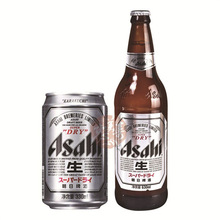 asahi朝日啤酒 罐装瓶装超爽啤酒 小麦生啤酒 黄啤酒整箱起批