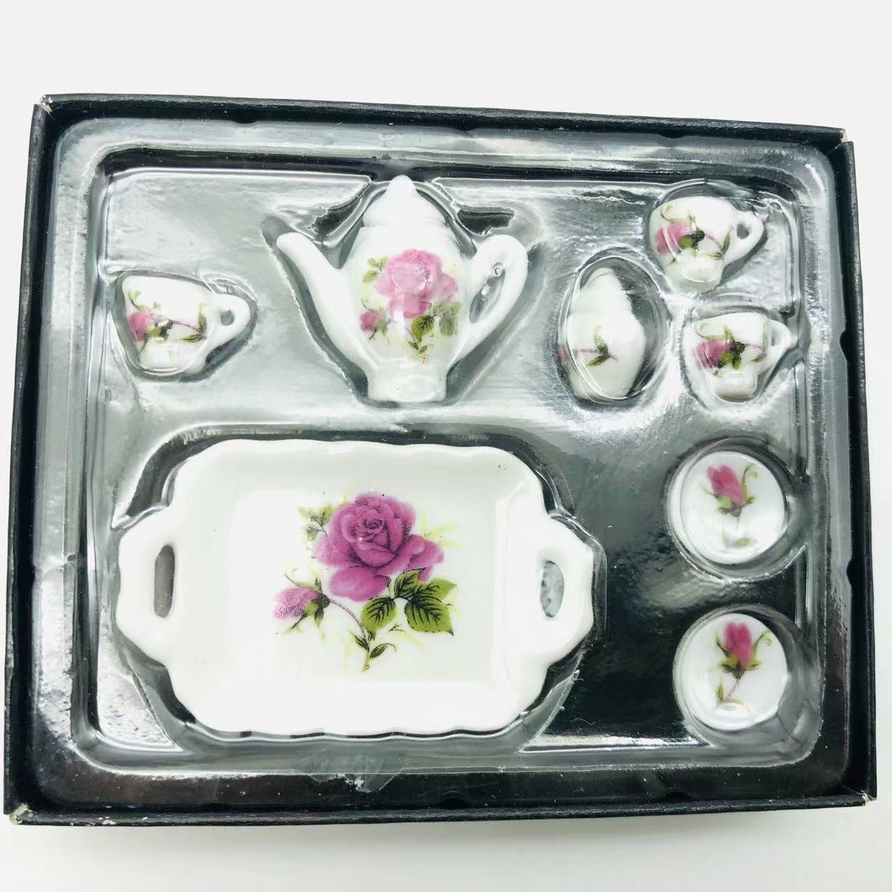 dollhouse  miniatures΢��ʳ��diyģ�ͷ���������������մɲ��