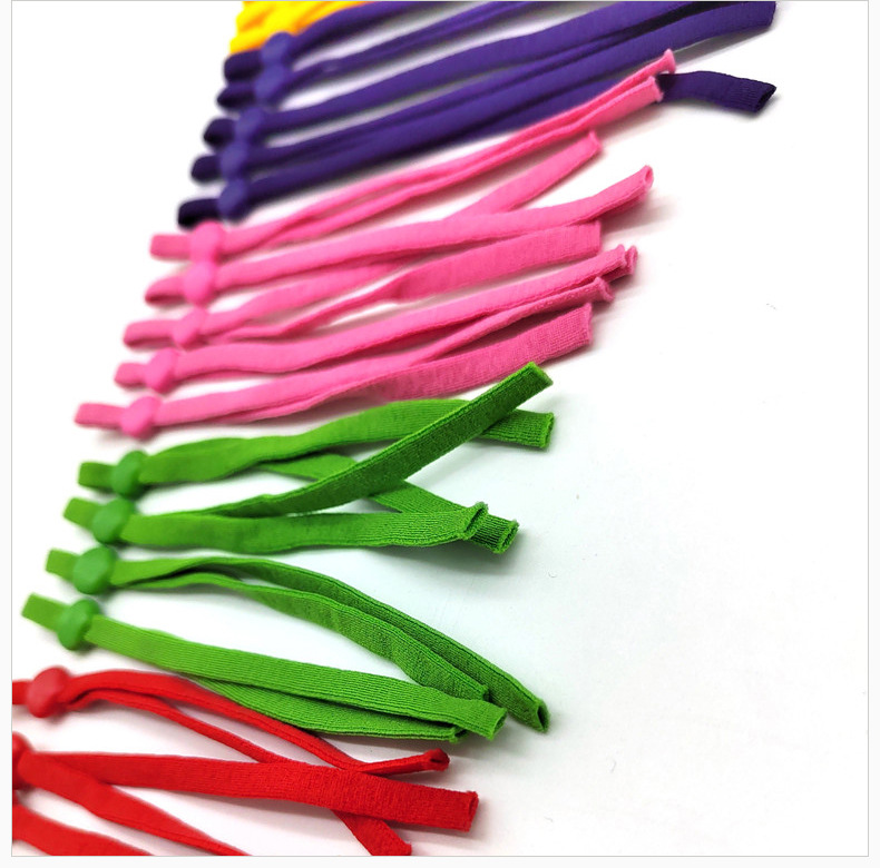 调节带批发 黑白口罩松紧带耳带可调节口罩绳5mm彩色口罩调节带