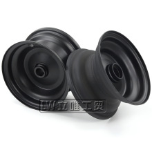 卡丁车沙滩车四轮车6寸前后铁轮毂轮圈匹配轮胎4.10-6 13x5.00-6