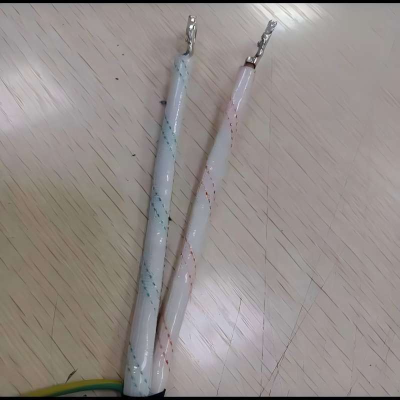 销售绝缘棸氯乙烯玻璃管阻燃黄腊管电线保护管高温纤维管