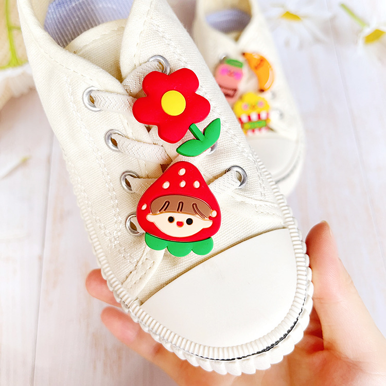 Fruit Shoe Accessories Resin Slippers Summer Shoe Buckle display picture 6